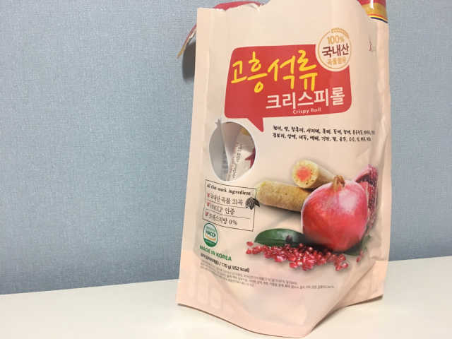 고흥석류 크리스피롤170g 리뷰 사진