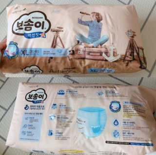 보솜이 액션핏 팬티형 — 4점을 준 리뷰어가 2019년 3월 올린 사용 사진