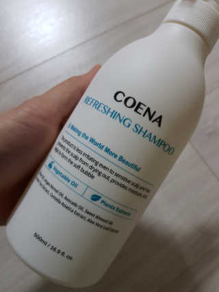 코에나샴푸 500ml — 5점을 준 리뷰어가 2019년 7월 올린 사용 사진