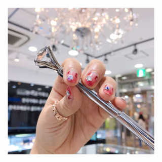 [바바코코]붙이는 젤네일스티커 Best item 7종 랜덤 — 5점을 준 리뷰어가 2019년 5월 올린 사용 사진