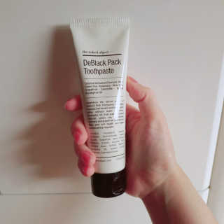 the naked object 디블랙팩치약 디블랙칫솔 세트 — 4점을 준 리뷰어가 2020년 3월 올린 사용 사진