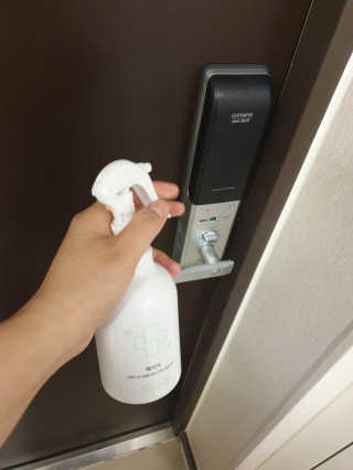 그린그램 베이직 뿌리는 살균 소독제 살균소독수 — 5점을 준 리뷰어가 2020년 3월 올린 사용 사진