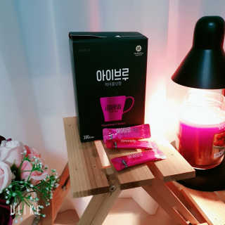 한국맥널티 아이브루 헤이즐넛향 100T — 5점을 준 리뷰어가 2019년 10월 올린 사용 사진