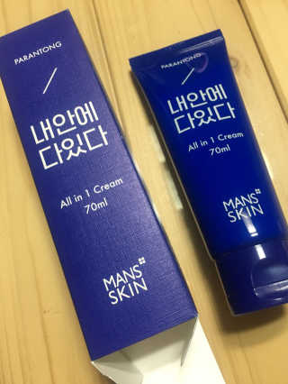 맨즈스킨 파란통 내안에다있다 — 3.5점을 준 리뷰어가 2017년 10월 올린 사용 사진