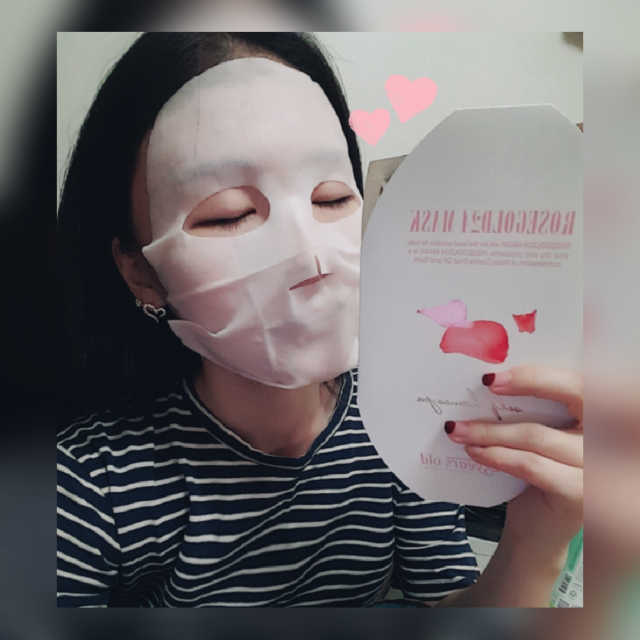 로즈골드 24 마스크 리뷰 사진