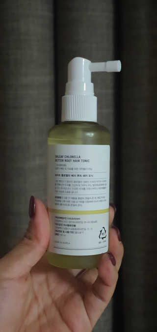 달리프 클로렐라 베러 루트 헤어토닉 100ml — 4점을 준 리뷰어가 2020년 1월 올린 사용 사진