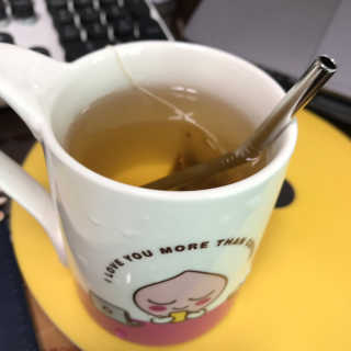 에코앤드] 환경을 생각한 스테인레스 빨대[직선,밴딩] — 4점을 준 리뷰어가 2019년 5월 올린 사용 사진