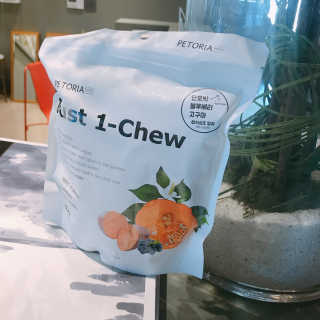 [펫토리아] 한입뚝딱 혼합 덴탈츄 Just 1-Chew — 4점을 준 리뷰어가 2020년 2월 올린 사용 사진