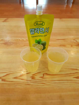 장수농가 리얼깔라만시 — 4.5점을 준 리뷰어가 2018년 4월 올린 사용 사진