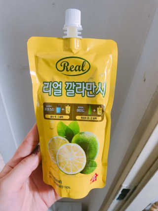 장수농가 리얼깔라만시 — 4.67점을 준 리뷰어가 2018년 6월 올린 사용 사진