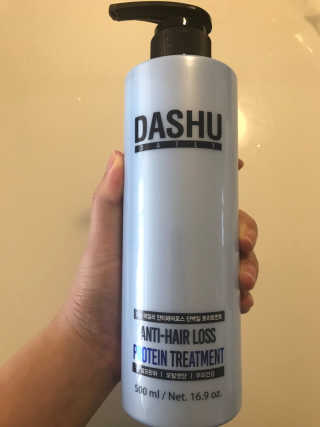 다슈코리아 다슈 데일리 안티 헤어로스 단백질 트리트먼트 500ml — 3.5점을 준 리뷰어가 2018년 11월 올린 사용 사진