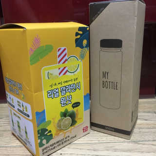 장수농가 리얼깔라만시 원샷 50ml 10팩+보틀 — 3점을 준 리뷰어가 2019년 5월 올린 사용 사진