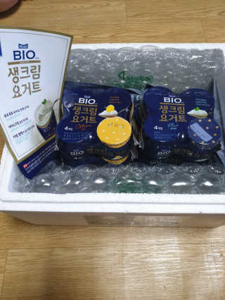 [매일 바이오] 생크림요거트 플레인 12개 + 유자 12개 — 5점을 준 리뷰어가 2019년 6월 올린 사용 사진