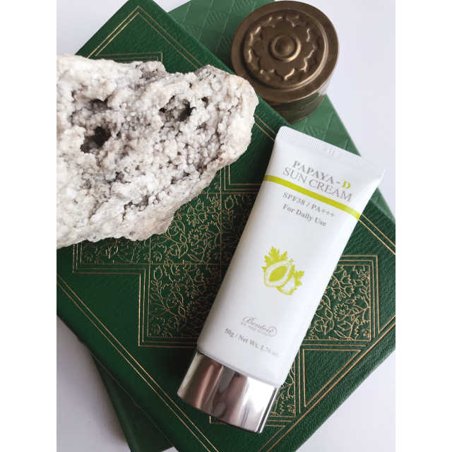 파파야 - D 썬 크림 SPF38 PA +++ 50g 리뷰 사진