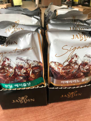 (주)쟈뎅 쟈뎅 시그니처 블랙, 헤이즐넛 230ml — 5점을 준 리뷰어가 2018년 7월 올린 사용 사진