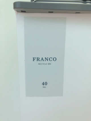 창신리빙 [FRANCO 스탠드 분리수거함2단] 똑똑한 수납이야기 — 5점을 준 리뷰어가 2018년 9월 올린 사용 사진