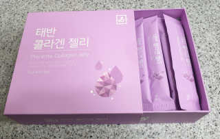 네츄럴굿띵스 태반 콜라겐 젤리 15포 — 5점을 준 리뷰어가 2018년 12월 올린 사용 사진