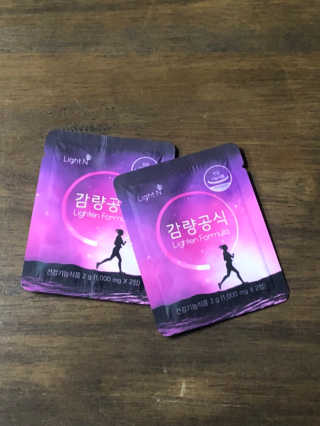 [감량공식] 다이어트 건강기능식품 — 5점을 준 리뷰어가 2019년 12월 올린 사용 사진
