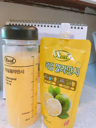 장수농가 리얼깔라만시 — 4점을 준 리뷰어가 2018년 6월 올린 사용 사진