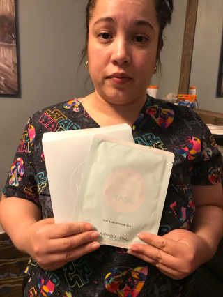 아이뽀 모든 피부 타입을위한 AIPPO Expert Hydrating Mask — 5점을 준 리뷰어가 2018년 3월 올린 사용 사진
