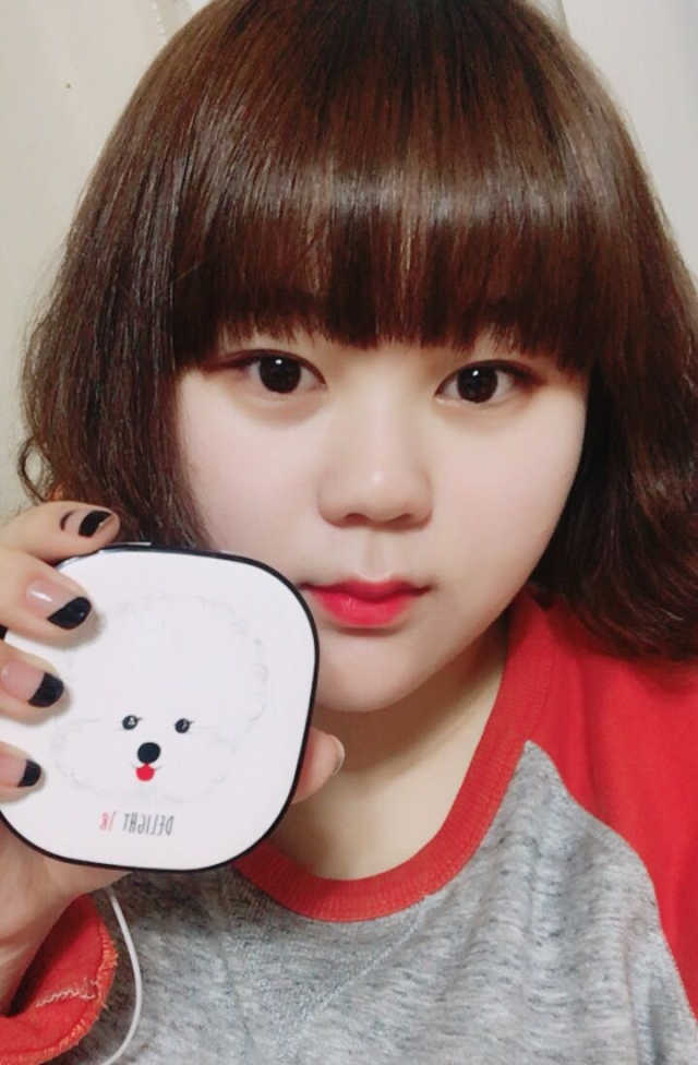 I.U 화이트닝 팡 선쿠션 리뷰 사진
