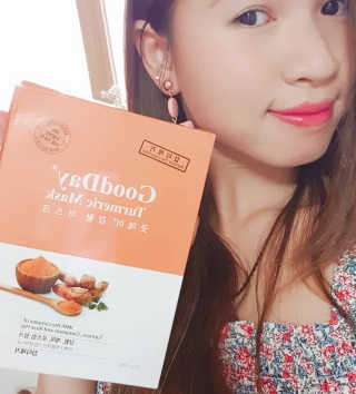 GoodDay Skincare GoodDay 강황 마스크 — 4점을 준 리뷰어가 2019년 6월 올린 사용 사진