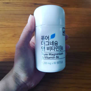 네츄럴굿띵스 퓨어 마그네슘 앤 비타민B6 30일분 — 4.67점을 준 리뷰어가 2018년 5월 올린 사용 사진