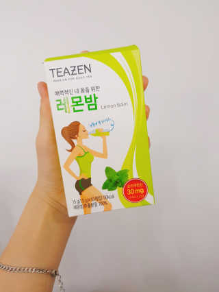 티젠 레몬밤 + 마이보틀 — 4점을 준 리뷰어가 2018년 7월 올린 사용 사진