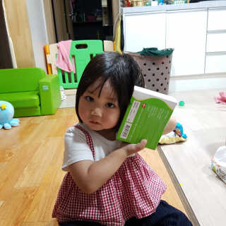 그린스토어 베이비드롭 프로바이오틱스 1병 30일분 — 3점을 준 리뷰어가 2018년 6월 올린 사용 사진