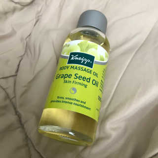 [크나이프] 그레이프씨드 슬리밍 마사지오일 100ml — 3.5점을 준 리뷰어가 2019년 9월 올린 사용 사진