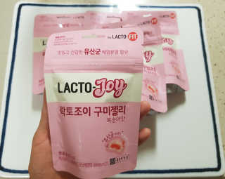 락토조이 구미젤리 복숭아맛 — 5점을 준 리뷰어가 2019년 6월 올린 사용 사진