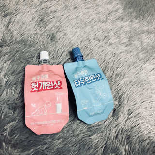 천호식품 숙취해서 헛개원샷, 타우린원샷 술푼너에게 — 4점을 준 리뷰어가 2017년 12월 올린 사용 사진