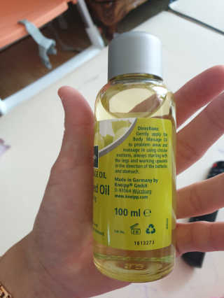 [크나이프] 그레이프씨드 슬리밍 마사지오일 100ml — 4점을 준 리뷰어가 2019년 9월 올린 사용 사진
