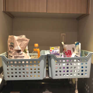 창신리빙 [프랑코 바스켓] 똑똑한 정리 수납 인테리어 — 3점을 준 리뷰어가 2018년 10월 올린 사용 사진
