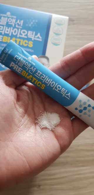 메이준뉴트리 이승남 원장의 더블액션 프리바이오틱스 — 5점을 준 리뷰어가 2020년 3월 올린 사용 사진