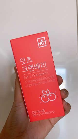 네츄럴굿띵스 잇츠 크랜베리 1병 30일분 — 4점을 준 리뷰어가 2019년 10월 올린 사용 사진