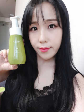 [후르디아] 아보카도 약산성 비건 여성 청결제 — 5점을 준 리뷰어가 2019년 7월 올린 사용 사진