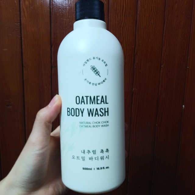 내추럴 촉촉  오트밀 바디워시 500ml 리뷰 사진