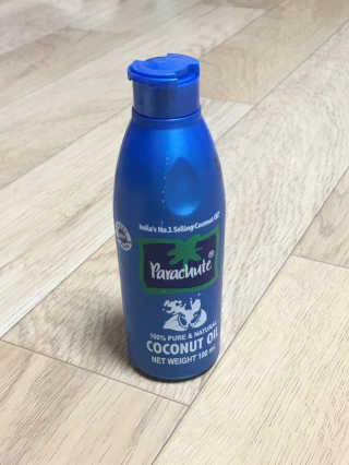 파라슈트 100퍼 코코넛오일 100ml — 4.83점을 준 리뷰어가 2018년 8월 올린 사용 사진