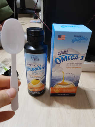 오메가-3스무디 [오메가스무디] 짜먹는 오메가3 DHA 임산부 어린이 — 4.5점을 준 리뷰어가 2019년 3월 올린 사용 사진