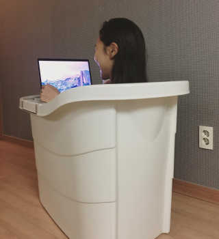 창신리빙 [프랑코 이동식 욕조] 똑똑한 정리 수납 인테리어 — 5점을 준 리뷰어가 2018년 11월 올린 사용 사진
