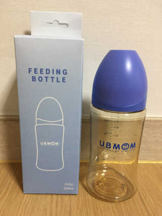 유비맘 PPSU 젖병 노꼭지_260ml_컬러 랜덤 발송 — 5점을 준 리뷰어가 2020년 3월 올린 사용 사진