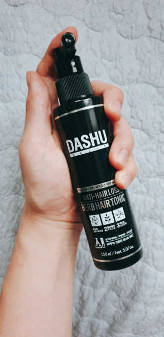 다슈코리아 다슈 데일리 안티 헤어로스 허브 헤어토닉 150ml — 5점을 준 리뷰어가 2019년 8월 올린 사용 사진