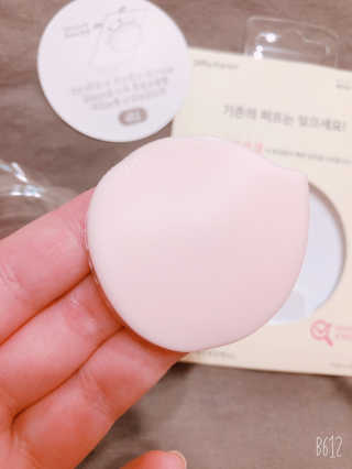 젤리팜 마이크로셀 실리콘퍼프 피치,오렌지 — 2점을 준 리뷰어가 2019년 8월 올린 사용 사진