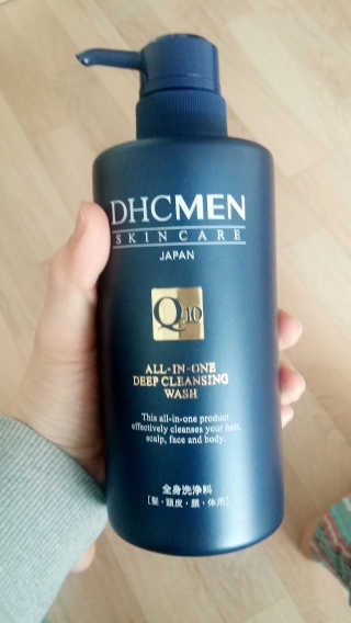 DHC MEN 올인원 딥 클렌징 워시 — 4.5점을 준 리뷰어가 2017년 3월 올린 사용 사진