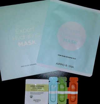 아이뽀 모든 피부 타입을위한 AIPPO Expert Hydrating Mask — 5점을 준 리뷰어가 2018년 3월 올린 사용 사진