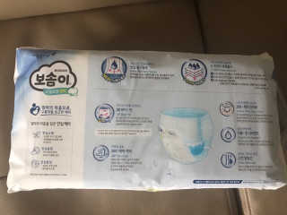 보솜이 리얼코튼 팬티형 — 4점을 준 리뷰어가 2019년 3월 올린 사용 사진