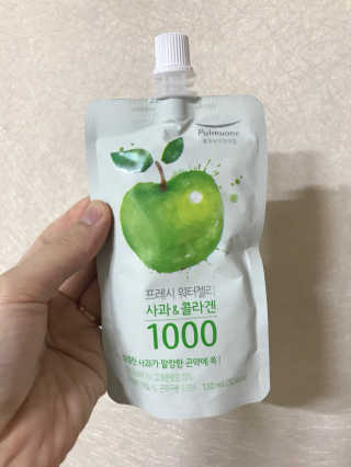 풀무원 프레시 워터젤리 — 3점을 준 리뷰어가 2018년 8월 올린 사용 사진