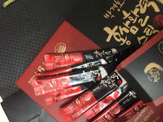 메이준뉴트리 박경호의 홍삼활력스틱 10ml x 30포 — 5점을 준 리뷰어가 2020년 2월 올린 사용 사진