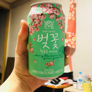 GS25 벚꽃 팝콘 + 벚꽃스파클링 + 벚꽃 청포도 에이드 — 3.67점을 준 리뷰어가 2018년 3월 올린 사용 사진